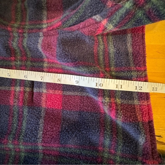 🌈 6/$60 Dog Fleece Sweater 19 Inch Collar To Back Velcro Wrap Around Reversible - Picture 5 of 6